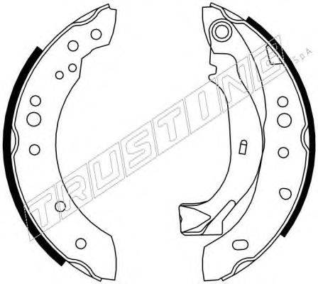 Комплект тормозных колодок TRUSTING 7260