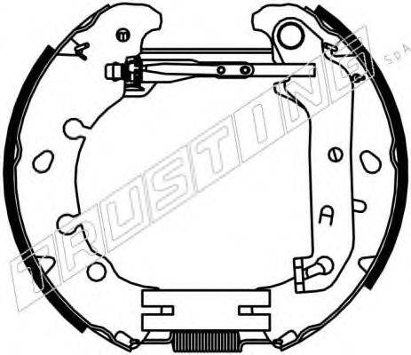 Комплект тормозных колодок TRUSTING 6391