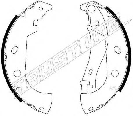 Комплект тормозных колодок TRUSTING 7373