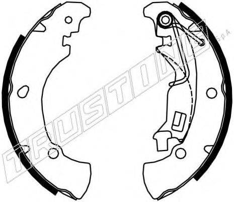 Комплект тормозных колодок TRUSTING 7377