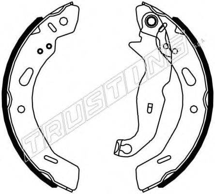 Комплект тормозных колодок TRUSTING 7442
