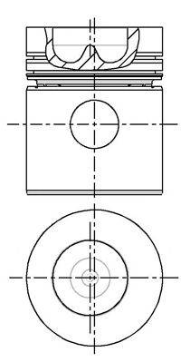 Поршень NÜRAL 8731890010