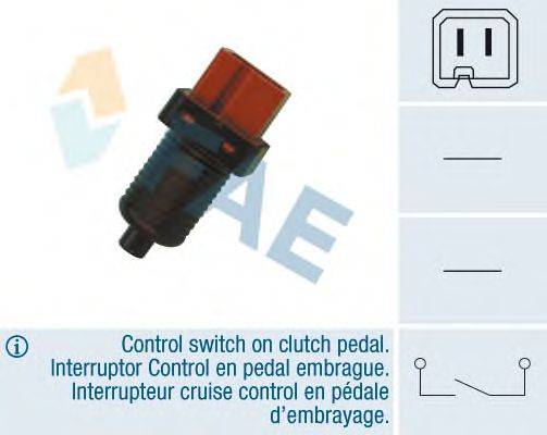 Выключатель фонаря сигнала торможения; Выключатель, привод сцепления (Tempomat); Выключатель, управление сцеплением; Выключатель, привод сцепления (управление двигателем) FAE 24880
