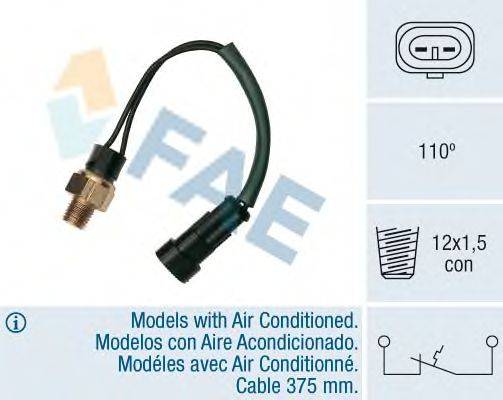 термовыключатель, сигнальная лампа охлаждающей жидкости FAE 35840
