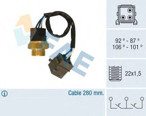 Термовыключатель, вентилятор радиатора FAE 38400