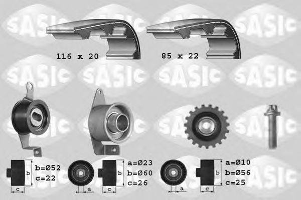 Комплект ремня ГРМ SASIC 1756010