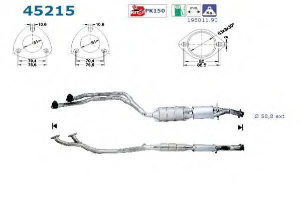 Катализатор ROSI 321141