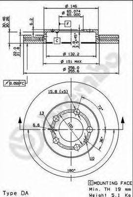 Тормозной диск BRECO BS8496