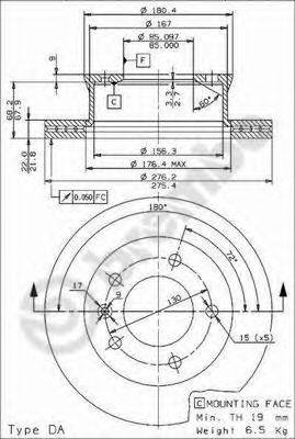 Тормозной диск BRECO BS8533