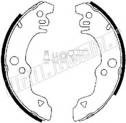 Комплект тормозных колодок fri.tech. 1040.121K