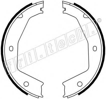Комплект тормозных колодок, стояночная тормозная система fri.tech. 1048.002