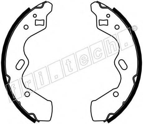 Комплект тормозных колодок fri.tech. 1049.159