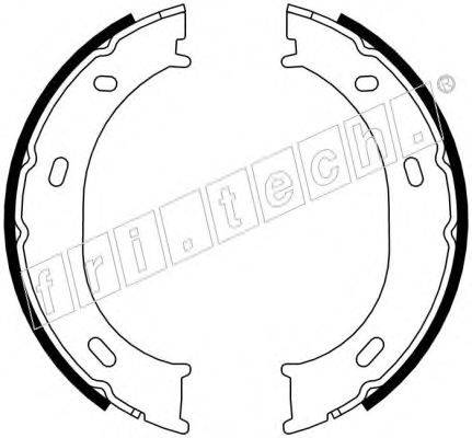 Комплект тормозных колодок, стояночная тормозная система fri.tech. 1052.126