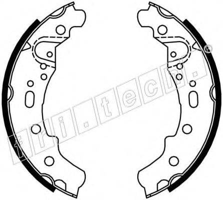 Комплект тормозных колодок fri.tech. 1081.003