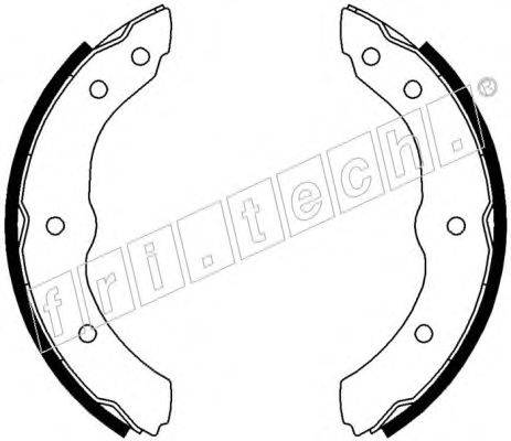 Комплект тормозных колодок fri.tech. 1115.307