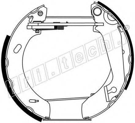 Комплект тормозных колодок fri.tech. 16283
