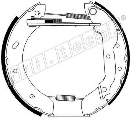 Комплект тормозных колодок fri.tech. 16308