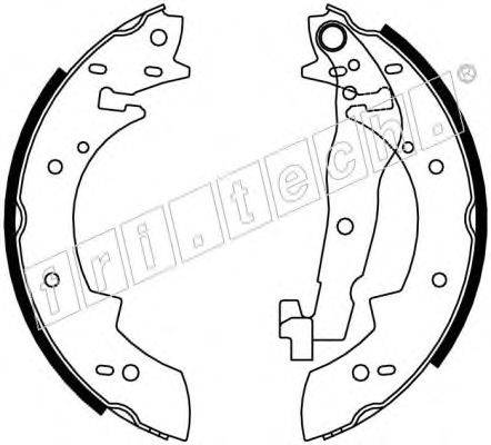 Комплект тормозных колодок fri.tech. 17130