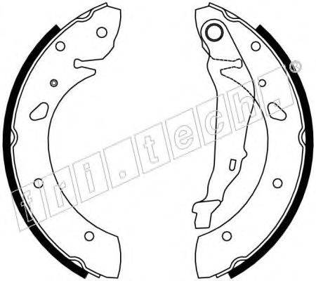 Комплект тормозных колодок fri.tech. 17251