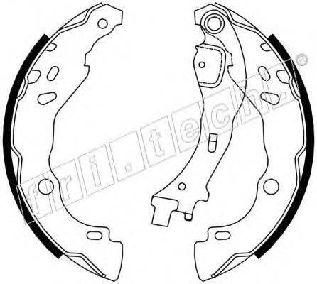 Комплект тормозных колодок fri.tech. 17259