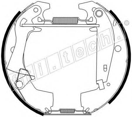 Комплект тормозных колодок fri.tech. 16336