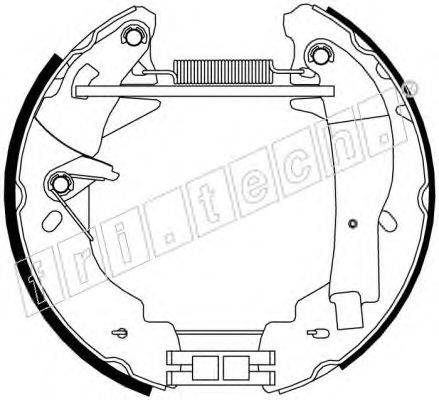 Комплект тормозных колодок fri.tech. 16351