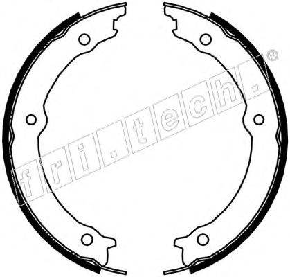 Комплект тормозных колодок, стояночная тормозная система fri.tech. 1045.002