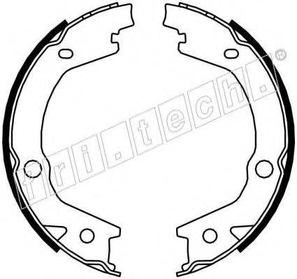 Комплект тормозных колодок, стояночная тормозная система fri.tech. 1046.220
