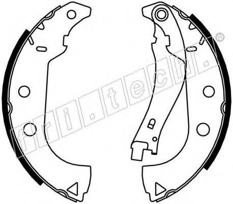 Комплект тормозных колодок fri.tech. 17398