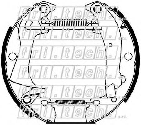 Комплект тормозных колодок fri.tech. 16410