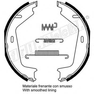 Комплект тормозных колодок, стояночная тормозная система fri.tech. 1127.275K