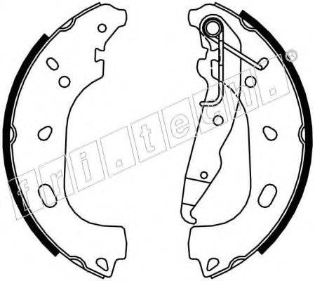 Комплект тормозных колодок fri.tech. 17432
