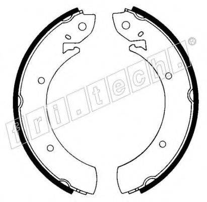 Комплект тормозных колодок fri.tech. 17456