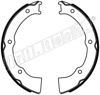 Комплект тормозных колодок, стояночная тормозная система fri.tech. 1046.229