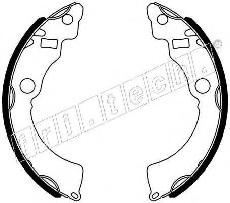 Комплект тормозных колодок fri.tech. 1111.255
