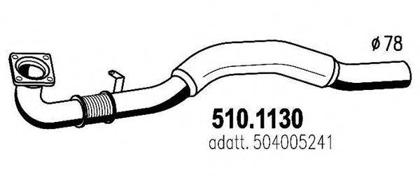 Труба выхлопного газа ASSO 5101130