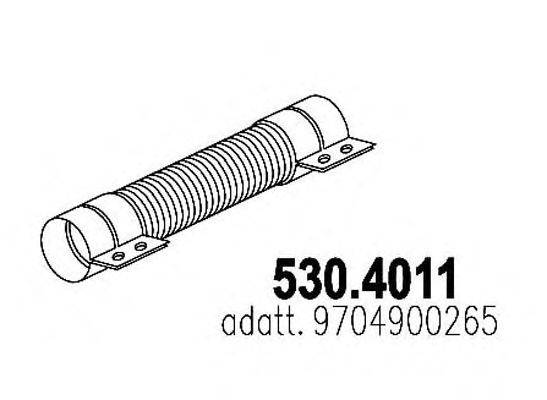 Гофрированная труба, выхлопная система ASSO 5304011