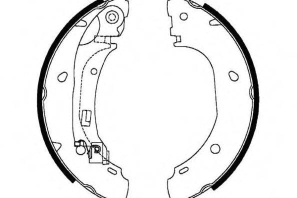 Комплект тормозных колодок E.T.F. 09-0626