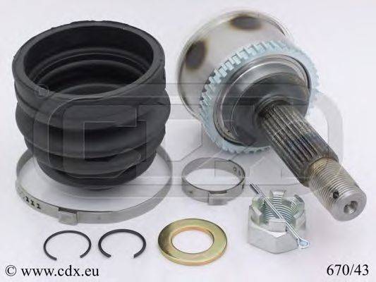 Шарнирный комплект, приводной вал CDX 67043