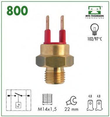 термовыключатель, сигнальная лампа охлаждающей жидкости MTE-THOMSON 800