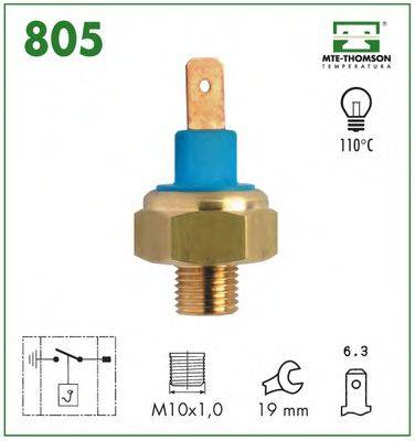термовыключатель, сигнальная лампа охлаждающей жидкости MTE-THOMSON 805