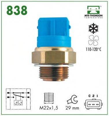 Термовыключатель, вентилятор радиатора MTE-THOMSON 838