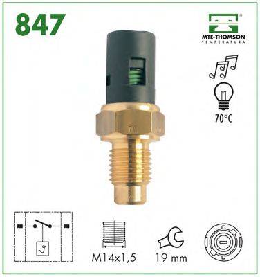 термовыключатель, сигнальная лампа охлаждающей жидкости MTE-THOMSON 847