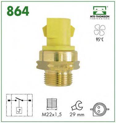 Термовыключатель, вентилятор радиатора MTE-THOMSON 864