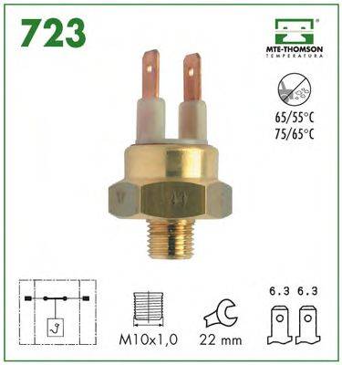 Термовыключатель, вентилятор радиатора MTE-THOMSON 723