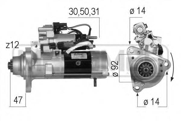 Стартер MESSMER 220562