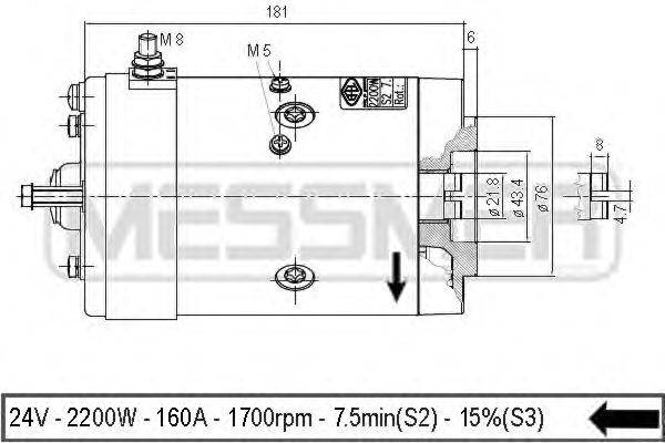 Электродвигатель MESSMER 230037