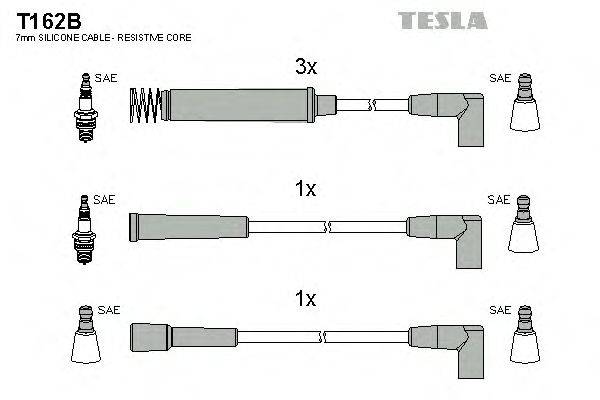 Комплект проводов зажигания TESLA T162B