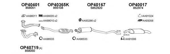 Система выпуска ОГ VENEPORTE 400494