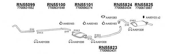 Система выпуска ОГ VENEPORTE 550425